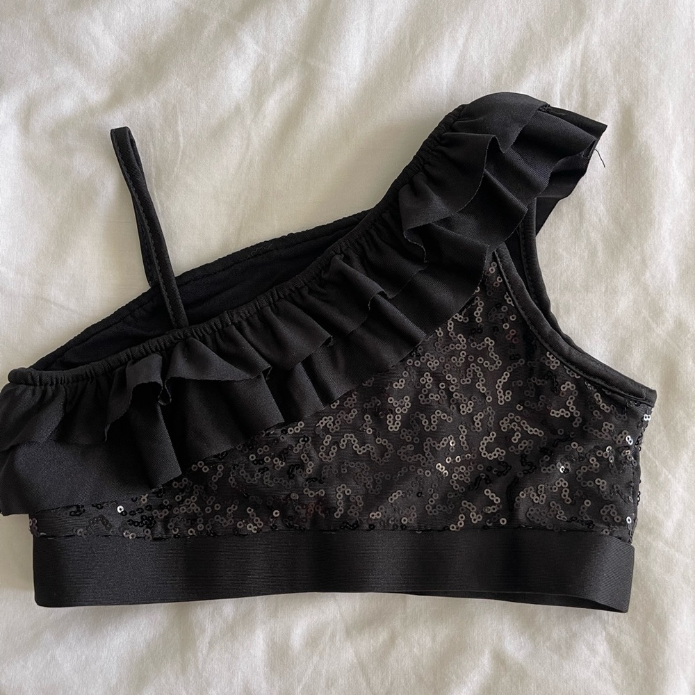 Dance Top - Black Sequins - Picture 3 of 4